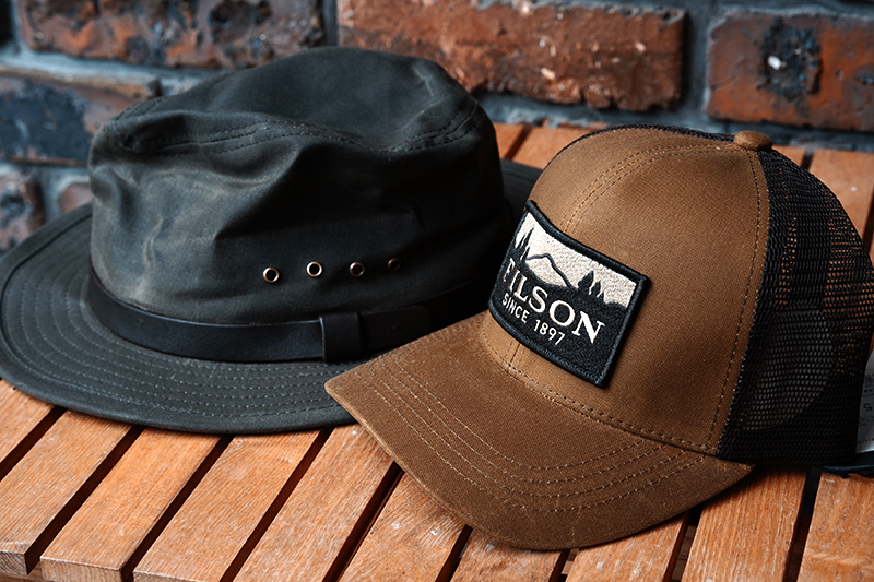 FILSON フィルソン オイルドコットンムートンキャップ USA製-